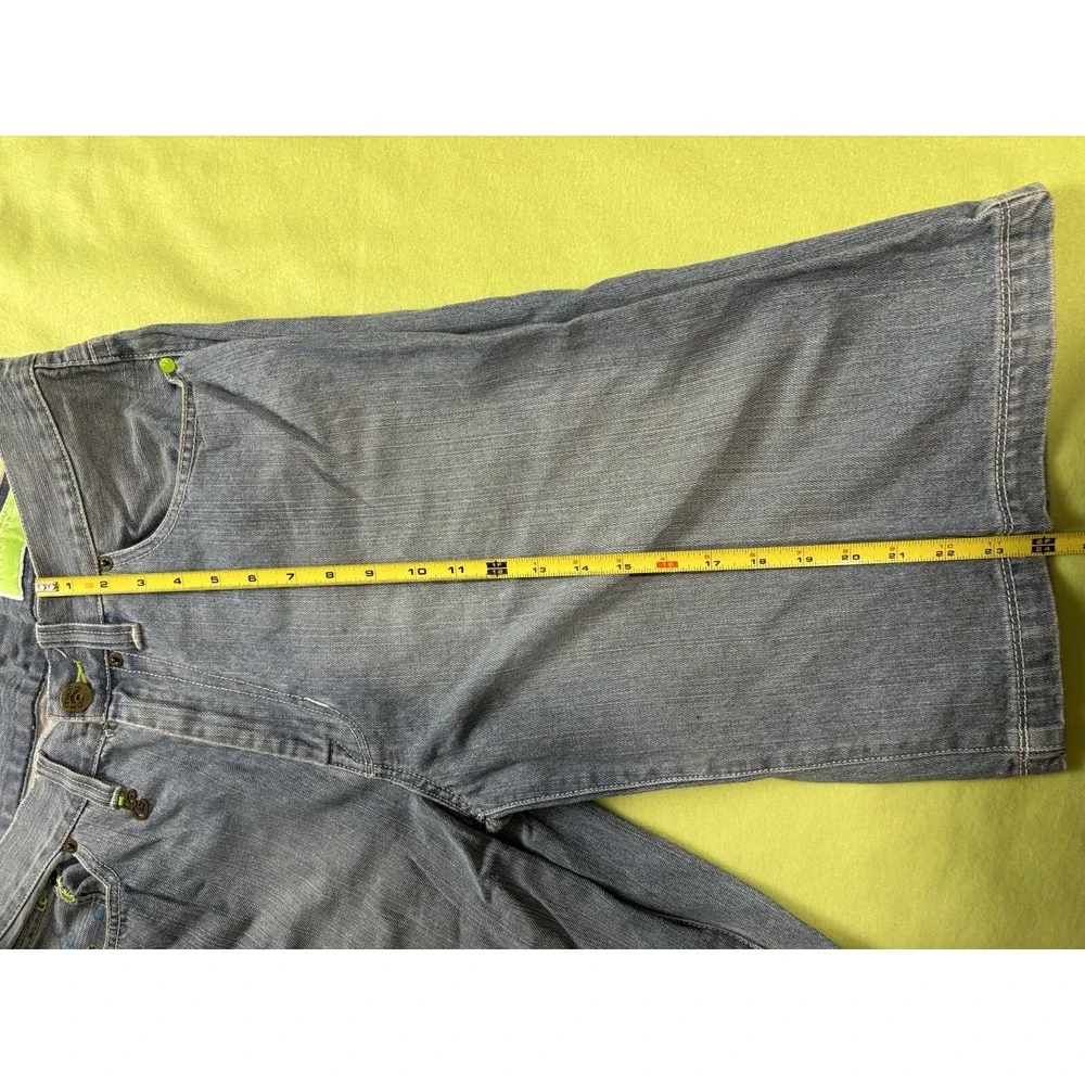 Vintage Enyce Jean Shorts Mens 34 Y2K  Embroidered Pockets Inseam 12